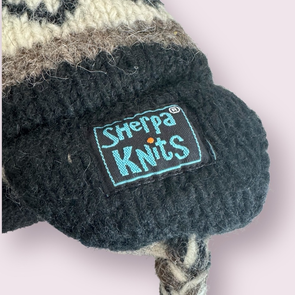 Sherpa Knits 100% Wool Fleece / Sherpa Lined Kids Winter Hat - Picture 5 of 8